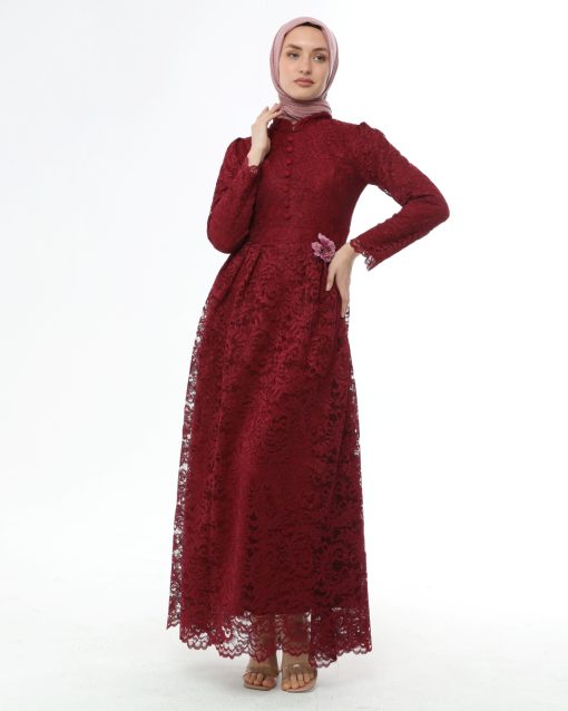 Ahunisa Henna Abiye Bordo 5646