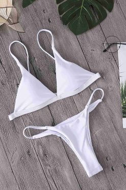 Angelsin Üçgen Bikini Altı Beyaz - Görsel 3