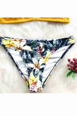 Angelsin Çiçekli Bikini Altı Çok Renkli - Görsel 3