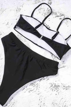 Angelsin Bikini üstü Siyah - Görsel 4