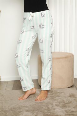 Moda Çizgi Kadın Alt Pijama