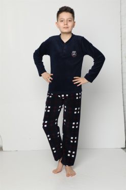 WelSoft Polar Erkek Çocuk Pijama Takımı 4529