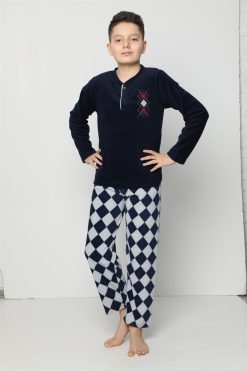WelSoft Polar Erkek Çocuk Pijama Takımı 4531