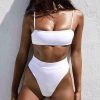 Angelsin V Kesim Yüksek Bel Bikini Altı Beyaz