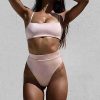 Angelsin V Kesim Yüksek Bel Bikini Altı Pembe