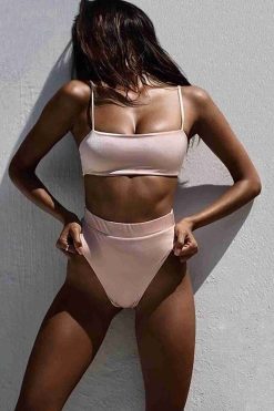 Angelsin V Kesim Yüksek Bel Bikini Altı Pembe - Görsel 3