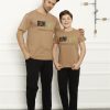 Moda Çizgi Baba Oğul Bej Aile Pijama Takım Ayrı Ayrı Satılır 50102