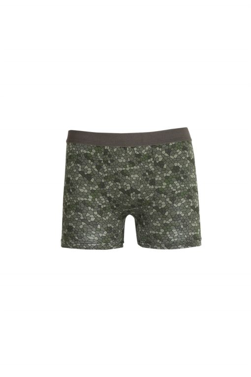 Moda Çizgi Erkek Desenli Boxer 40110