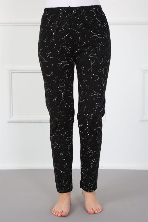 Moda Çizgi Kadın Alt Pijama