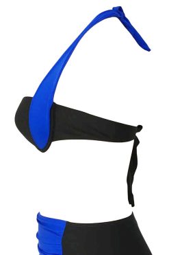 Angelsin Mavi Siyah Bikini üstü - Görsel 3