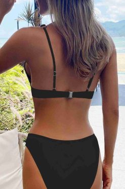 Angelsin Şık Bikini Takım Siyah - Görsel 6