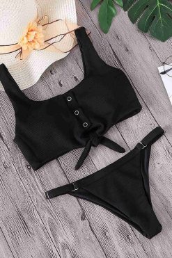 Angelsin Siyah Bikini Altı Siyah - Görsel 3